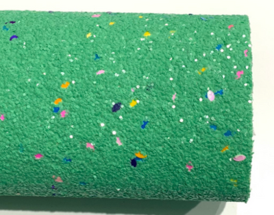 Mint Chunky Glitter Celebration Confetti Canvas