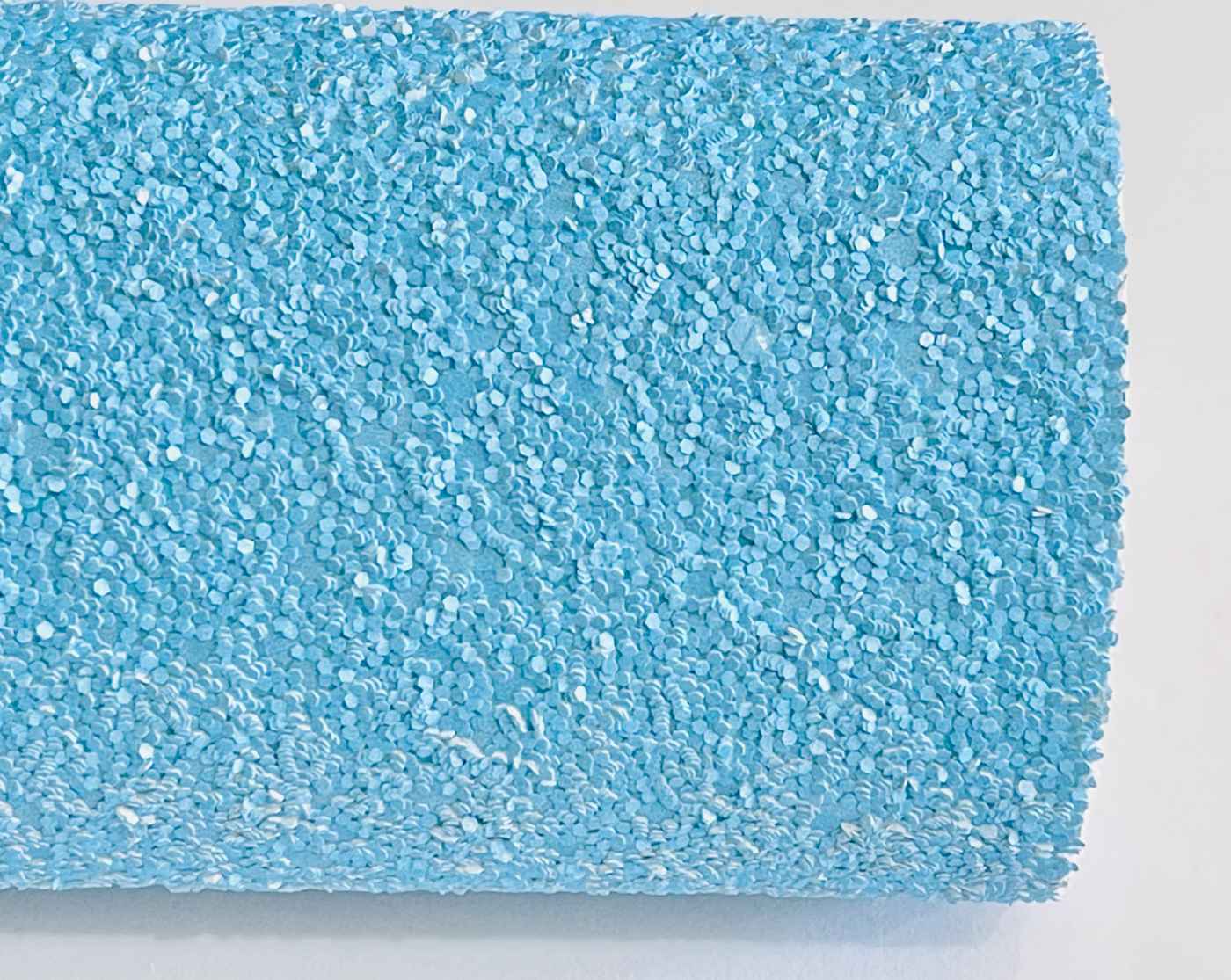 Sky Blue Chunky Glitter Fabric Sheets