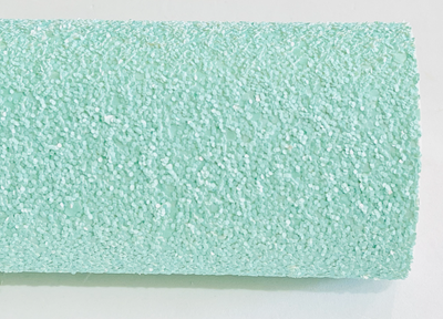 Pale Sea Foam Chunky Glitter Fabric Sheets