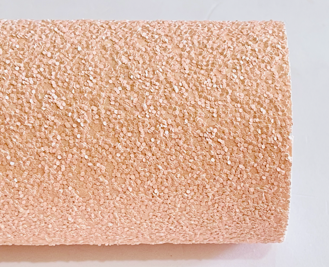 Apricot Chunky Glitter Fabric Sheets