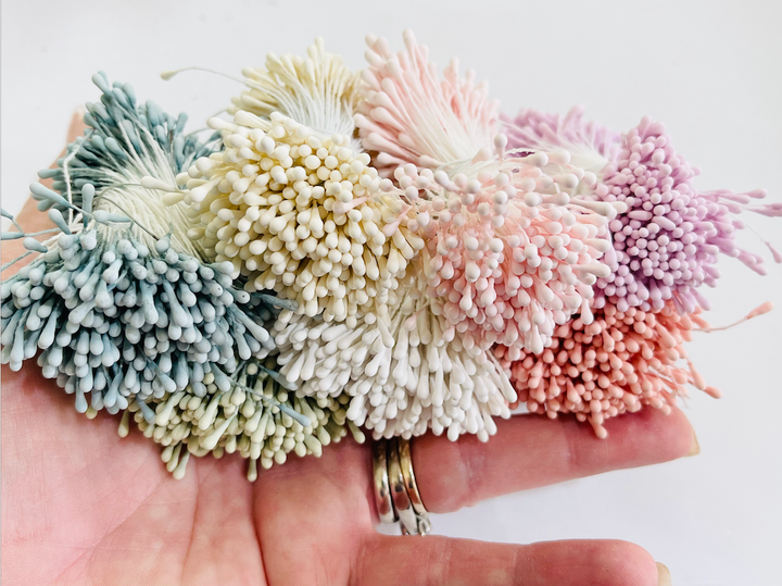 Pastel Sage 1.5mm Artificial Flower Stamens