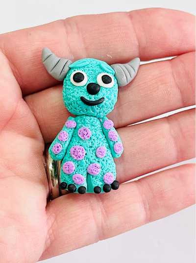 Monsters Bow Clay Embellishments
