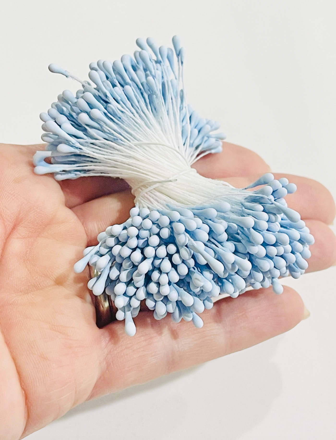 Baby Blue 1.5mm Artificial Flower Stamens