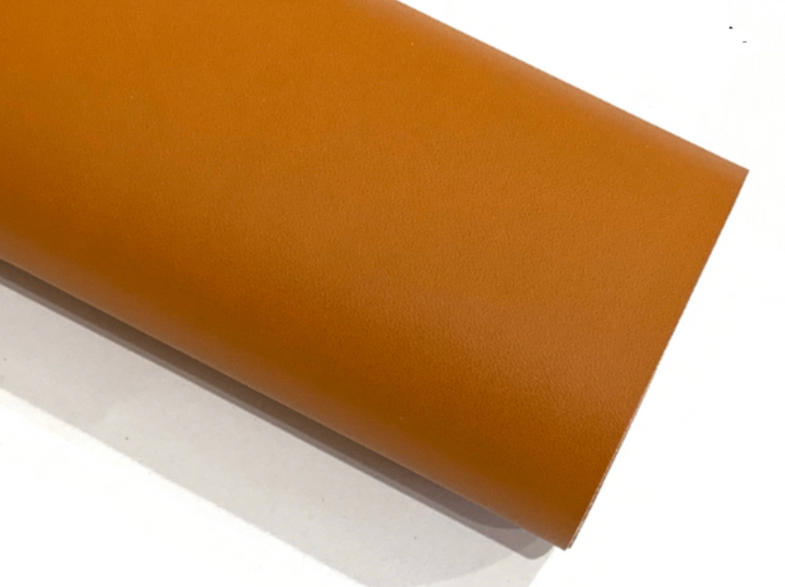 Thin Tan Smooth Leatherette Sheets  - 0.7 mm Thickness | A4 Leatherette for Jewellery Makers and Button Earrings