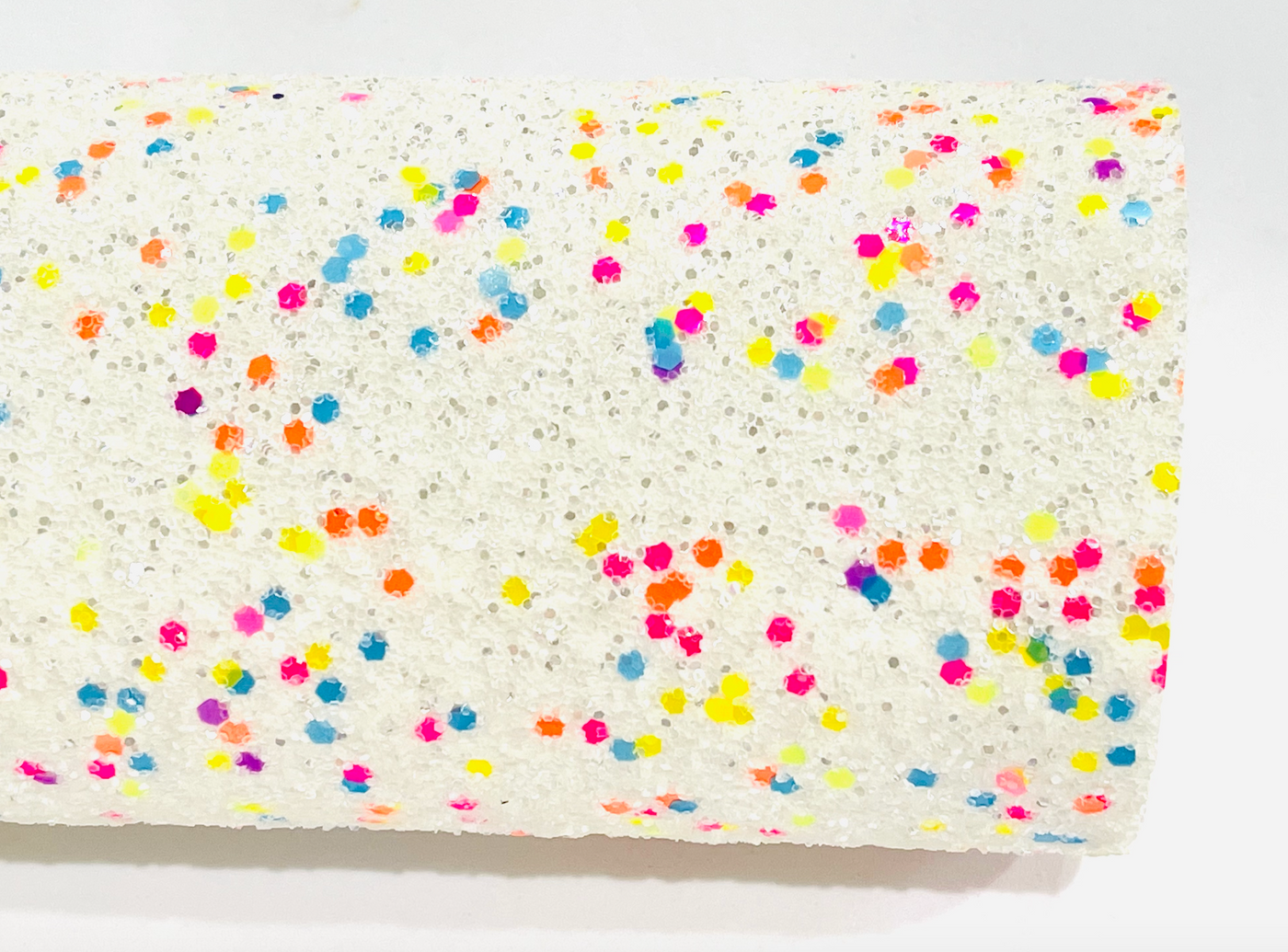 Fluro Rainbow Sequins Chunky Glitter