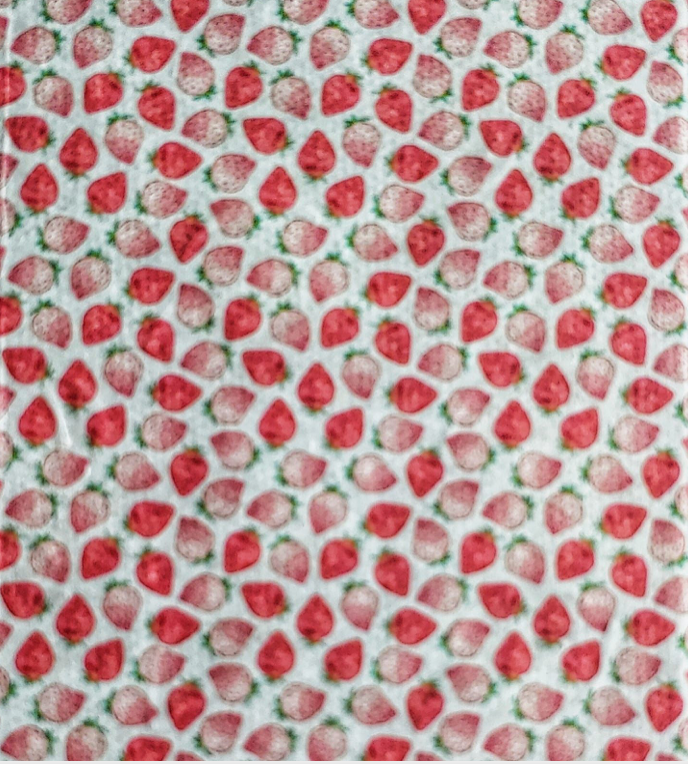 Tissue Napkin Sheet for Decoupage - Strawberry print