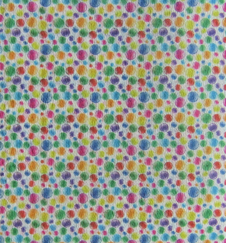 Tissue Napkin Sheet for Decoupage - Rainbow Bubbles