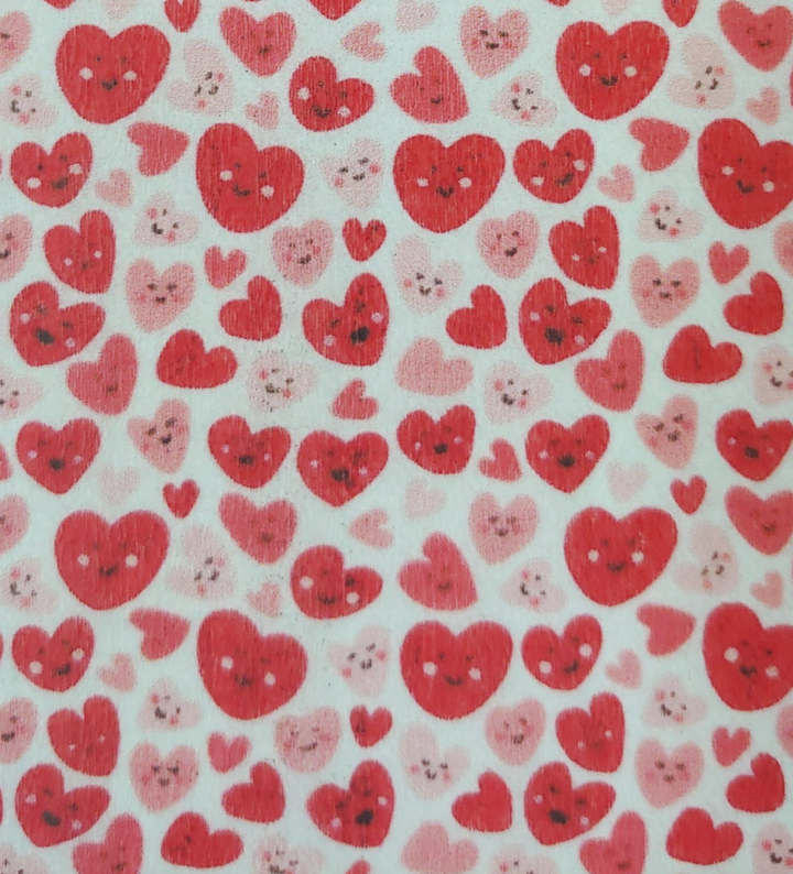 Tissue Napkin Sheet for Decoupage - Love Hearts