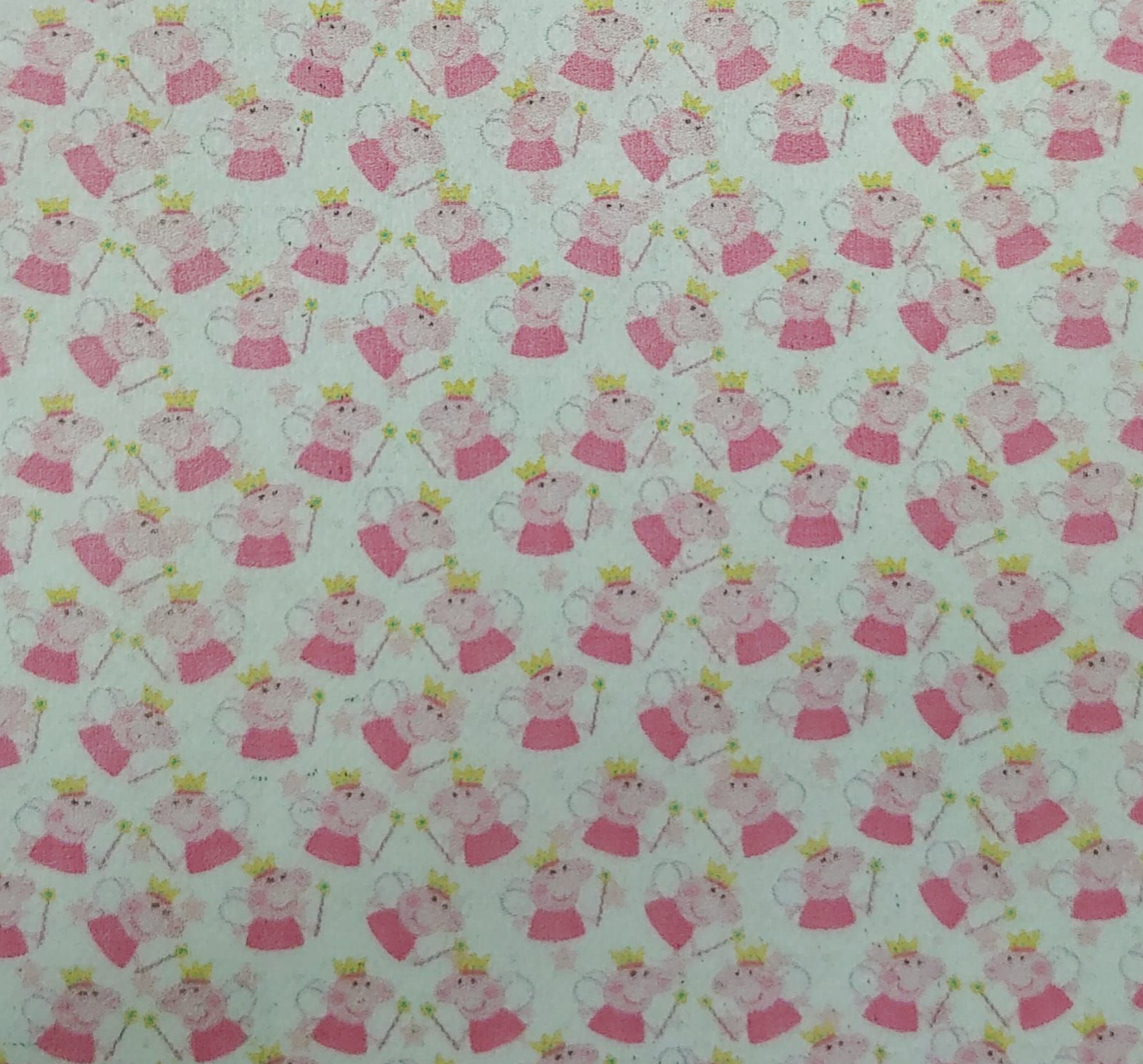 Tissue Napkin Sheet for Decoupage - Pig Princess