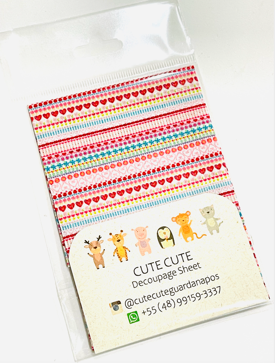 Tissue Napkin Sheet for Decoupage - Festas Juninas