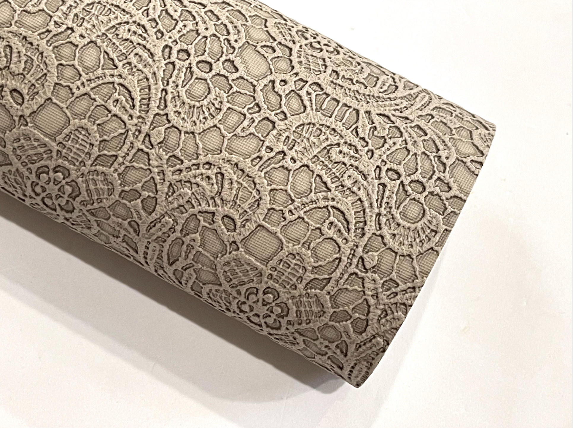Grecian Floral Lace Embossed Leatherette – Oliver and May