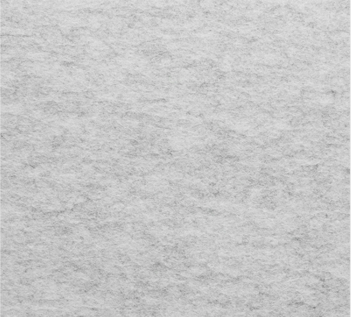 1mm Heather Light Grey Merino Wool Felt 8 x 11" Sheet - No. G1-00