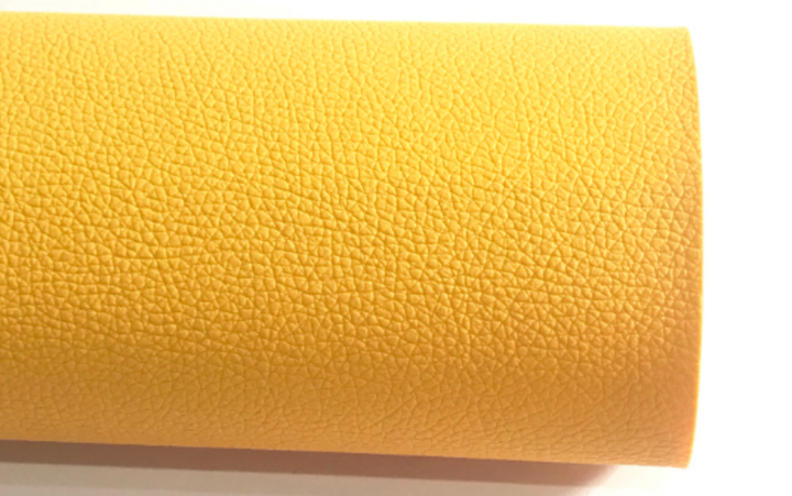 Thin 0.7mm Yellow Leatherette Sheet - Perfect for Earrings Jewellery