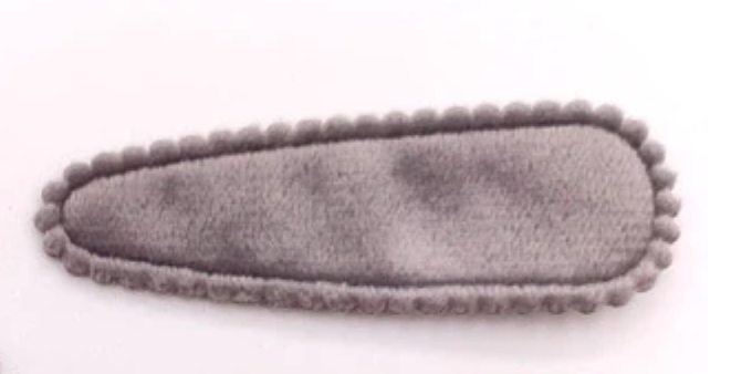 Cache-clips en velours pour clips-pression de 5 cm - 4 paquets