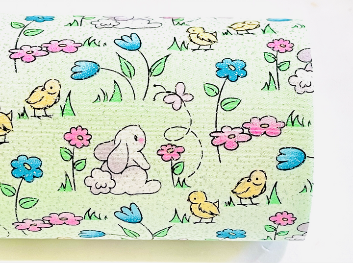 Glitter Mint Bunny Fabric Felt 4 Pack Combo