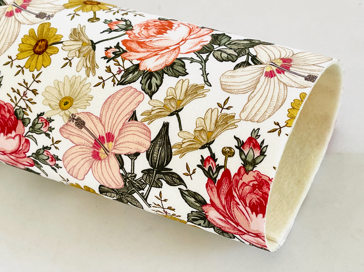 Feuille de feutre en tissu floral de camomille d'automne