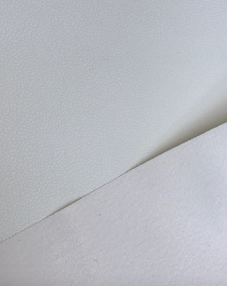 White Leatherette Sheet Thin 0.7mm Perfect for Button earrings