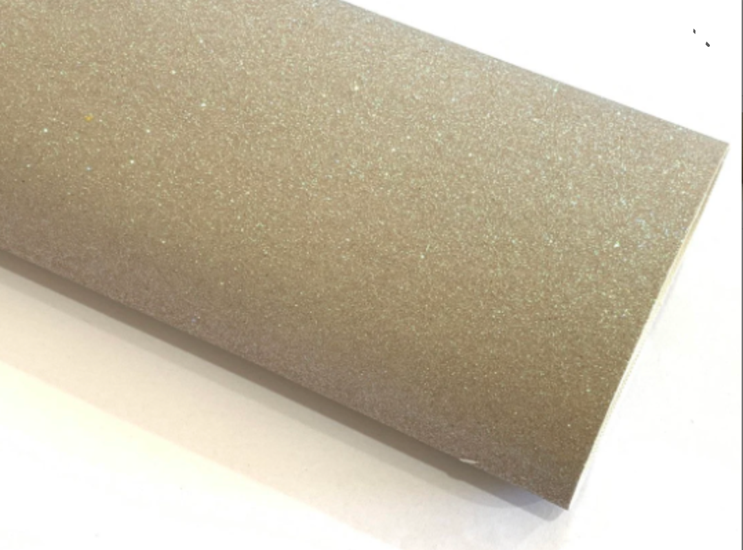Concrete Fine Glitter Leatherette - 0.6mm - idéal pour les boucles d’oreilles bouton