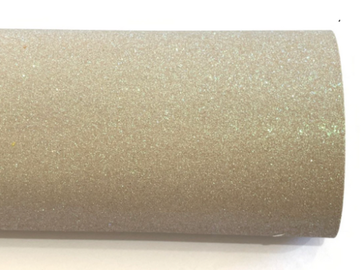 Concrete Fine Glitter Leatherette - 0.6mm -  great for button earrings