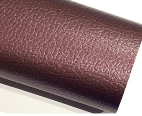 Plum Pearl Leatherette Sheet 0.6mm Thin Leatherette. Perfect for button earrings