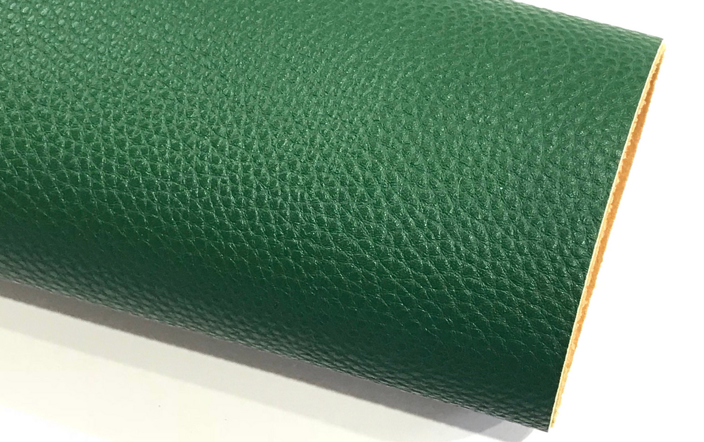 Bottle Green Textured Leatherette A4 1.2mm Thick Litchi Print Leatherette