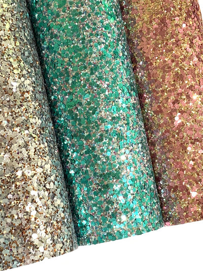 Silver and Bronze Sequin Glitter
