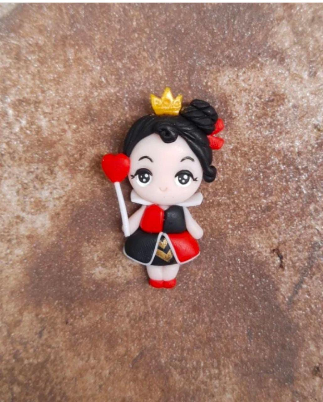 Queen of Hearts Bow Clay Embellishment - Gorgeous Maker