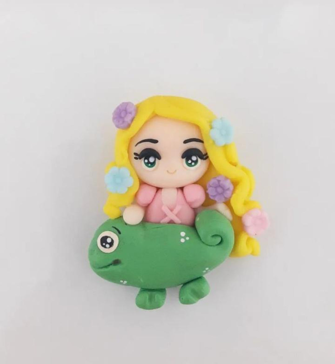 Rapunzel and Pascale Inspired Bow Clay Embellishment - Gorgeous Maker