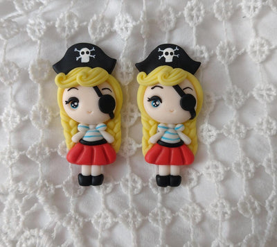 Pirate Girl Clay Embellishment - Gorgeous Maker