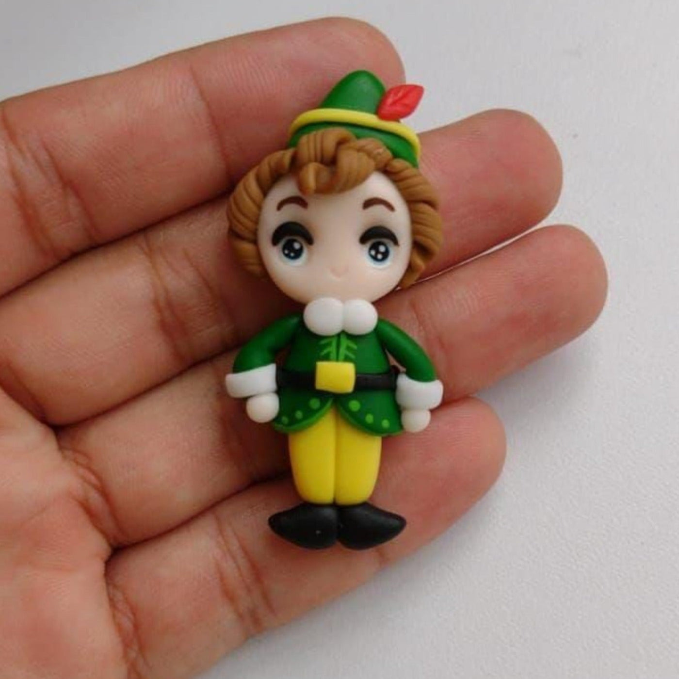 Christmas Elf Bow Clay Embellishment - Gorgeous Maker