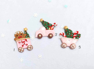 Christmas Cars Bow Clay from our Enchanted Maker