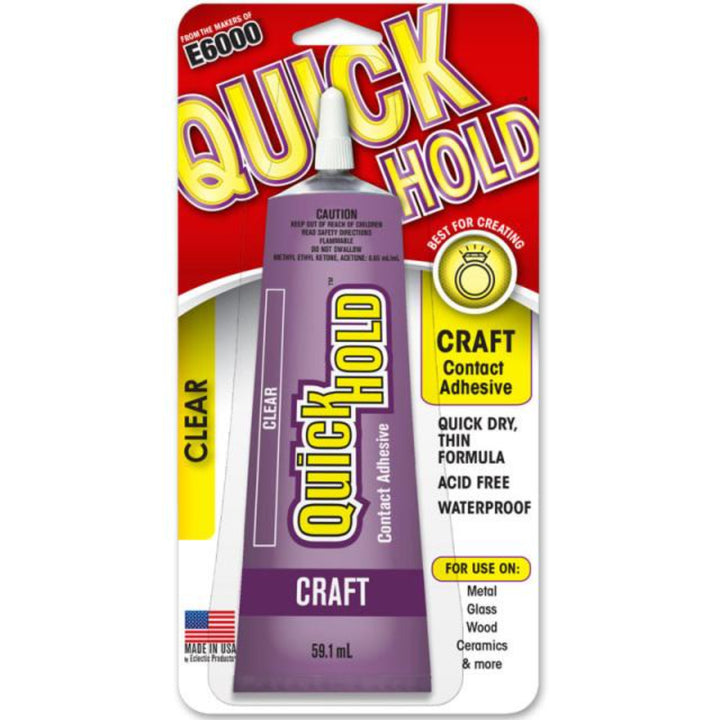 E6000 Quick Hold Adhesive (Clear) 59.1 mls (road freight only, no international orders)