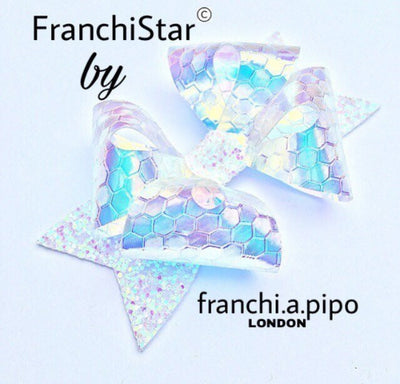 FranchiStar Bow Plastic Template Trace and Cut Plastic Bow Template - Choice of 2.5", 3.5" or 4.5"