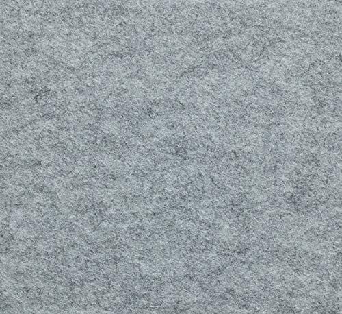 Feutre de laine mérinos gris moyen chiné de 1 mm, feuille de 8 x 11 po - No. G1-6