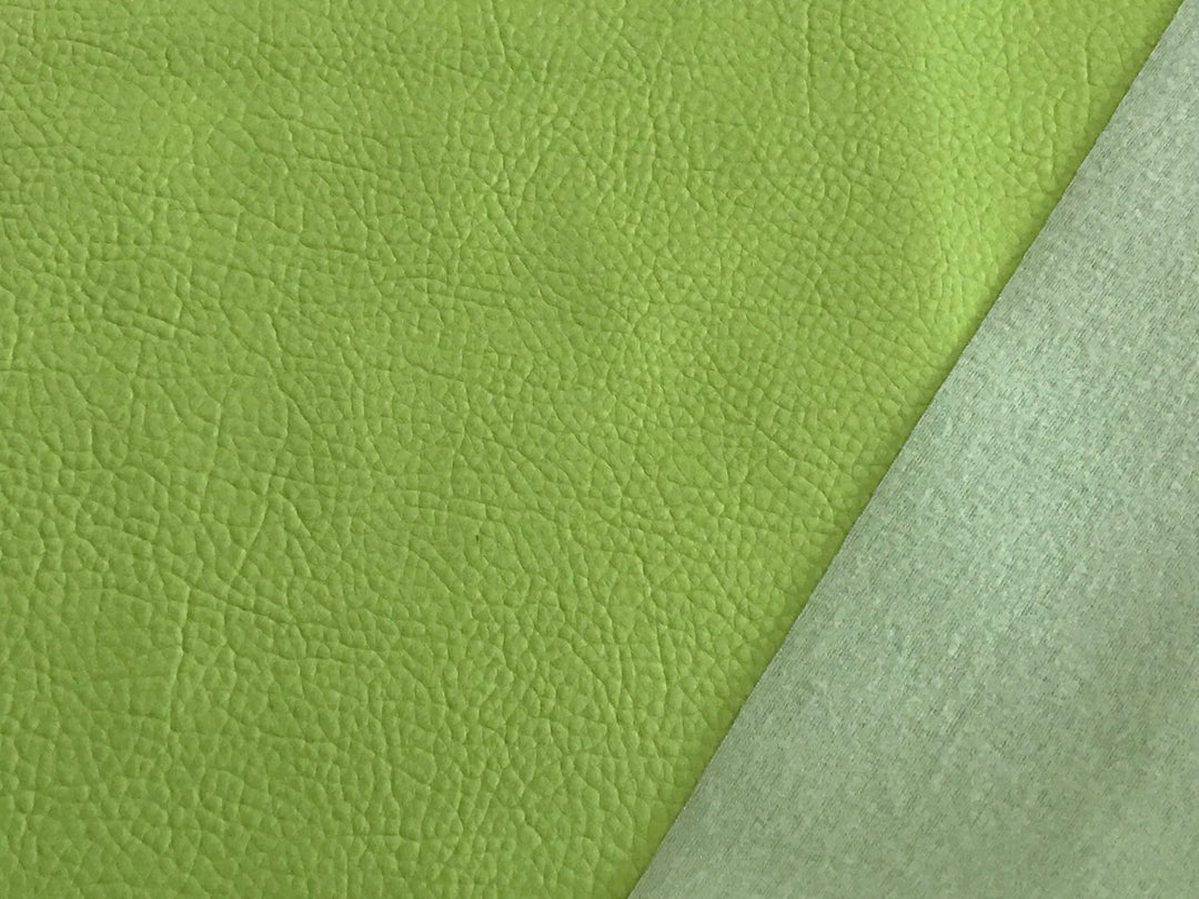 Feuille de similicuir vert pomme clair A4 8X11, taille A5 tissu simili cuir vert grand motif litchi cuir PU similicuir mince