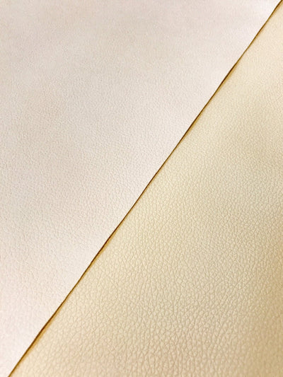 Ivory / Cream Leatherette Sheet Thin 0.7mm Perfect for Button earrings