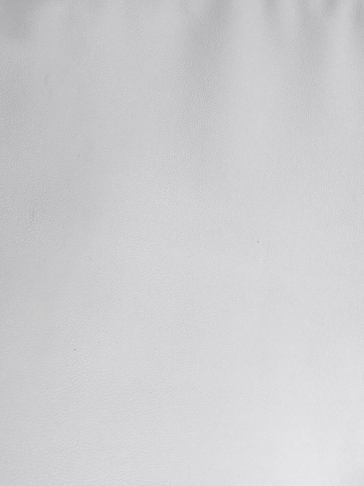 White Leatherette Sheet Thin 0.7mm A4 8X11 or A5 Size White Faux Leather Fabric White Small Lychee Pattern PU Leather Thin Leatherette