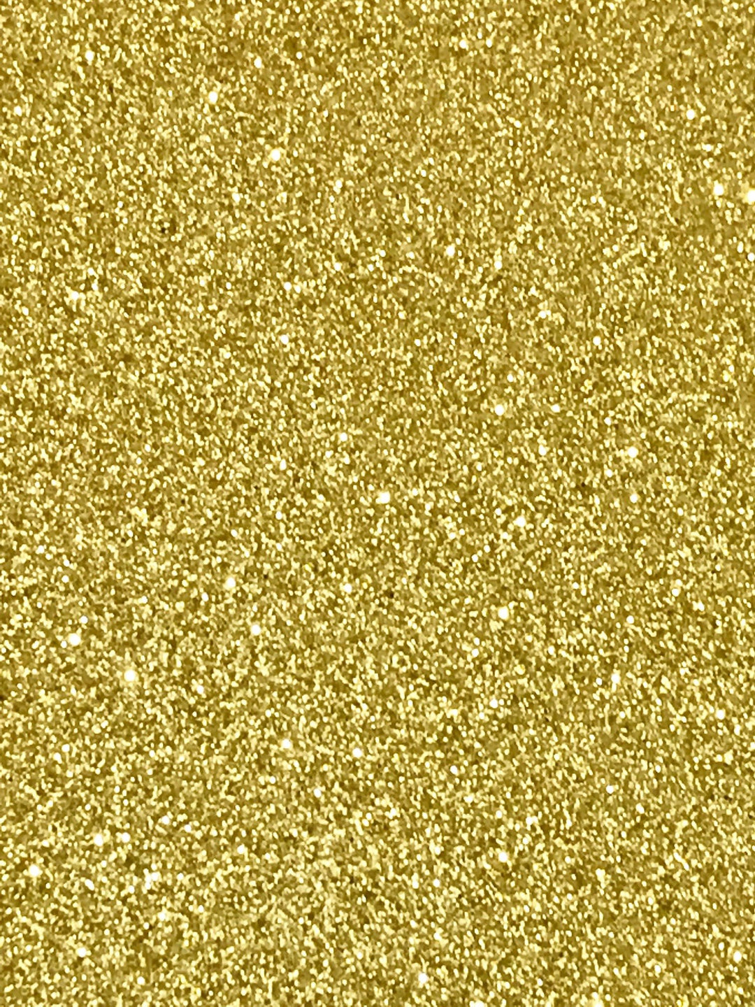 Fine Gold Glitter Leatherette Fabric Sheet Thin 0.6mm