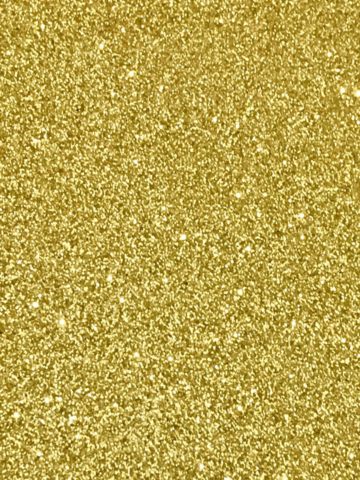 Feuille de tissu en similicuir à paillettes dorées fines 0,6 mm