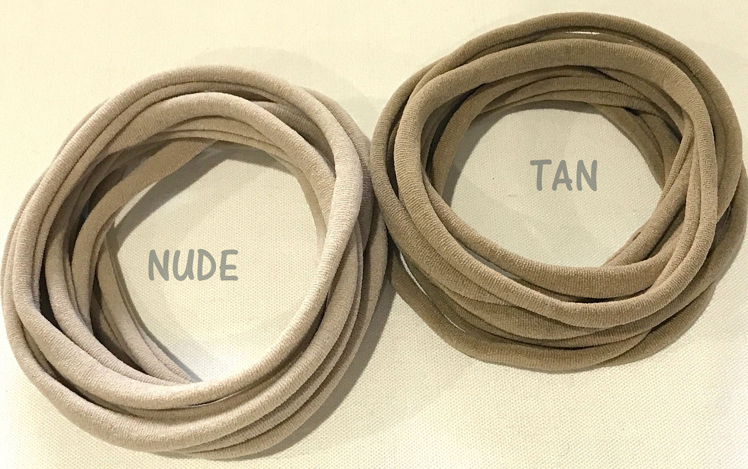 Nude store nylon headbands