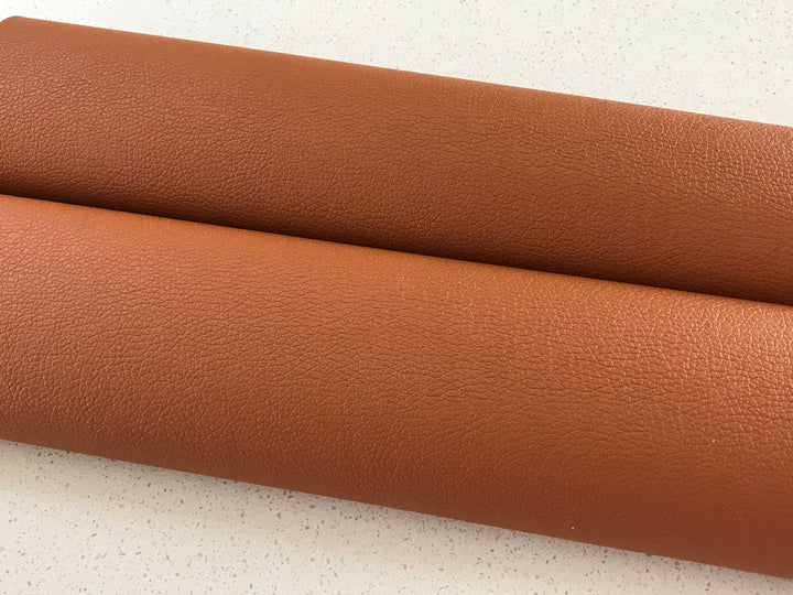 Tan Brown Leatherette Thin 0.7mm - Best for Button Earrings