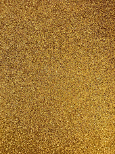 Yellow Gold Fine Glitter Leatherette - great for button earrings