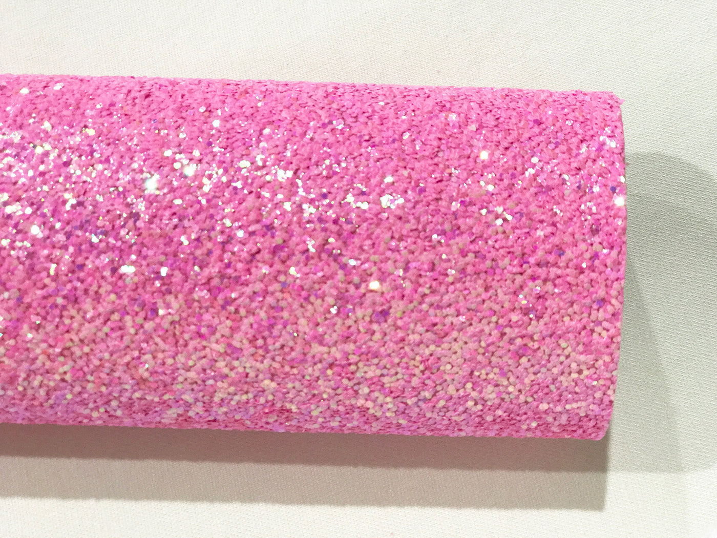 Iridescent Bright Pink Chunky Glitter A4 Sheet
