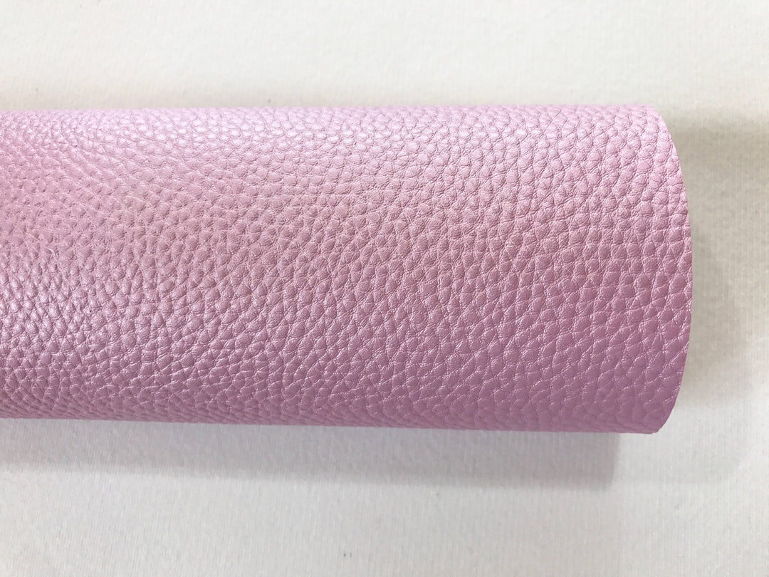 Lilac Pink Pearl Faux Leatherette