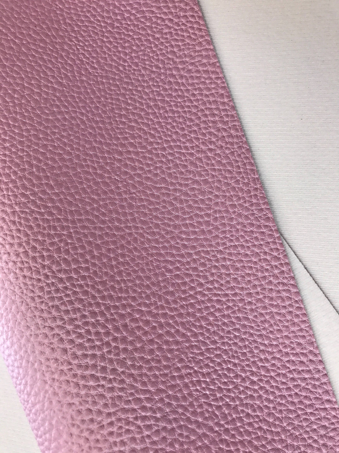 Lilac Pink Pearl Faux Leatherette