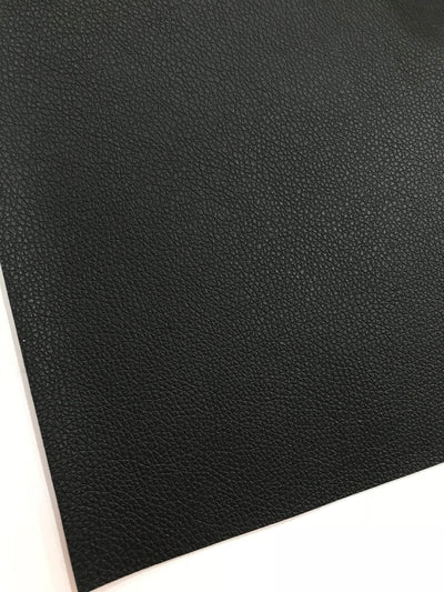 Thin 0.7mm Black Leatherette Sheet - Perfect for Earrings Jewellery