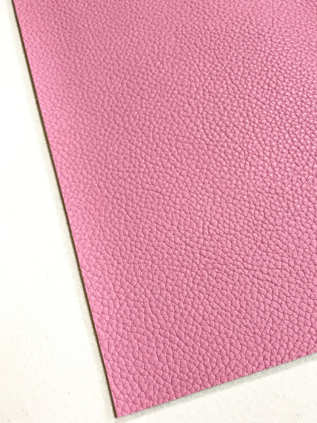 Candy Pink Thick 1.2mm Litchi Print Leatherette