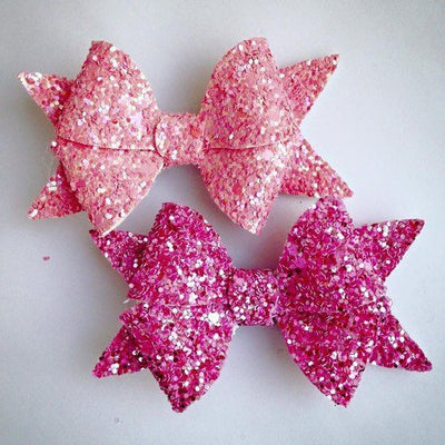 Plastic Hair Bow Templates ~ Glitter Glitter on the Wall Bow Templates ~ Trace and Cut