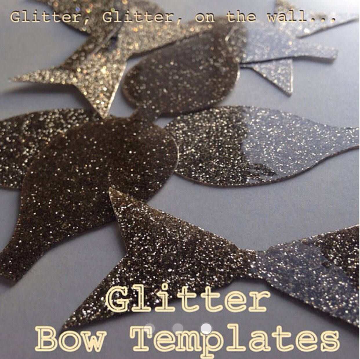 Itsy Bitsy Bow Plastic Template