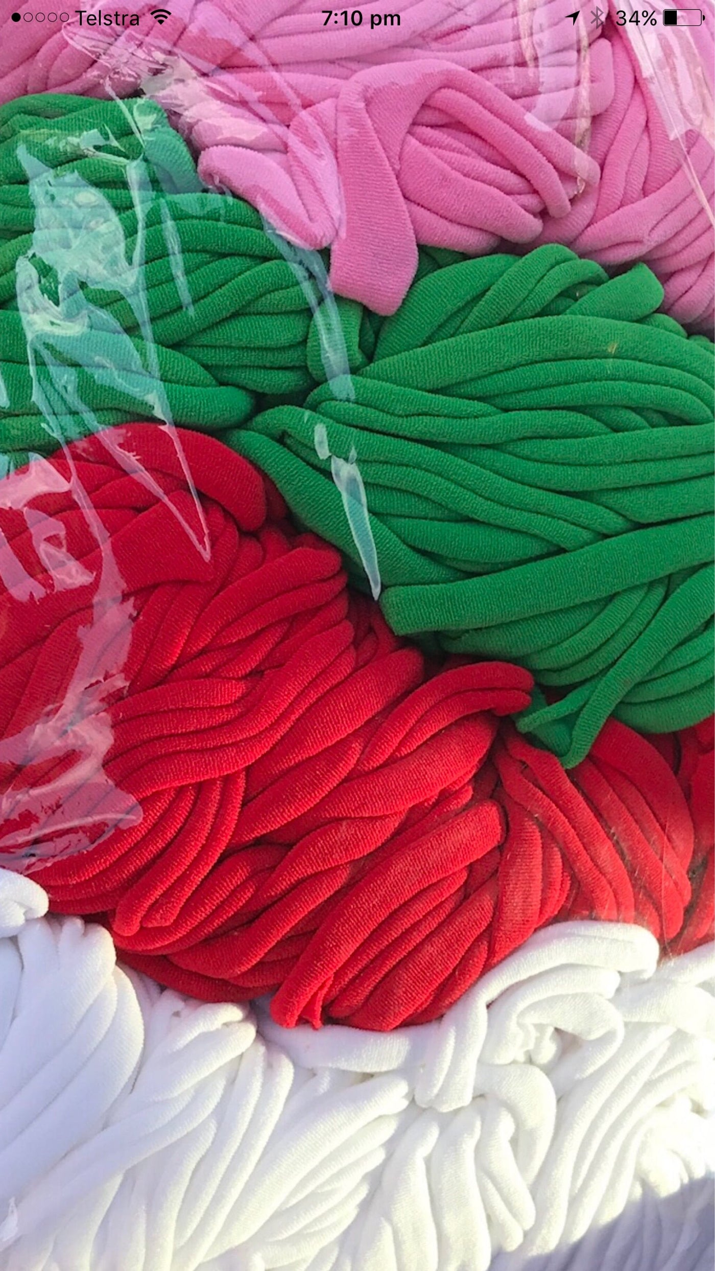 Christmas RED or GREEN 50 Pieces Thin Wholesale Nylon Elastic Stretch Baby Headbands  One Size Fits All | 5-6 mm | 26cm | FREE Post Au